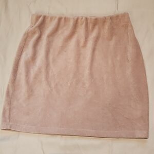 Wild Fable | Soft Pink Corduroy Mini Skirt Sz M